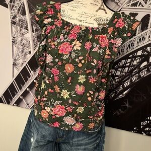 Loft Ruffle Sleeve Top